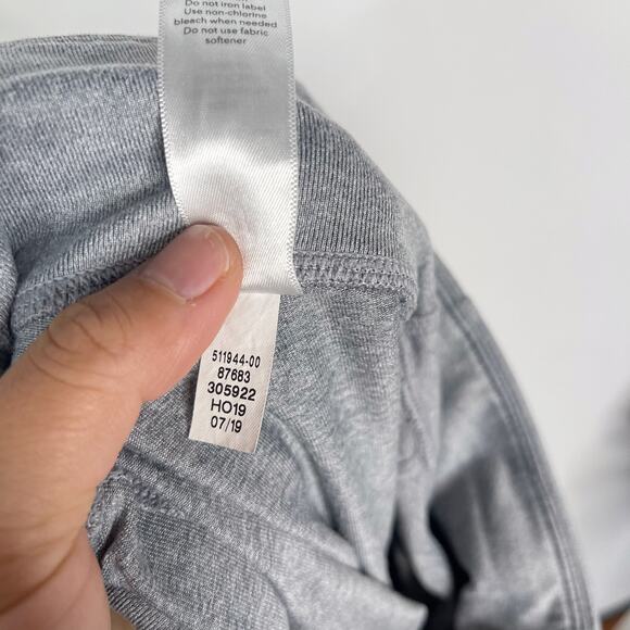 Athleta Girl L 12 Cobblestone Grey Heather Fold You So Tight Activewear Leggings - Picture 11 of 13